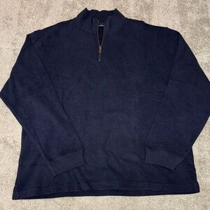 Rodd & Gunn Dark Blue Zip-Up Sweater